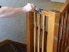 Varnishing a banister