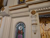 Church interior including gold leaf work